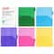 JAM Paper 9.75" x 11.5" 5-Tab Plastic Index Tab Dividers with Double Pockets